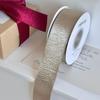 Rollo Grande de 50 Yardas Accesorios de Satín, Cinta Plateada, Accesorios para el Cabello con Moño, Nuevos Accesorios Florales Decorativos Estilo Coreano