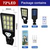 Luz de calle solar al por mayor de fábrica luz de pared para exteriores doméstica luz de jardín impermeable inducción de cuerpo humano control remoto luz de calle