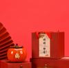Caqui Ruyi Tarro de Caqui de Cerámica tamaño pequeño Tarro de Té Dulces Decoración de Boda Tarro de Dulces Caqui Grande Tarro para Fruta Seca