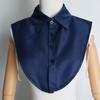 Cuello falso universal para camisa formal, para hombre y mujer, combina con todo, profesional, para otoño, invierno y primavera, con diseño decorativo.