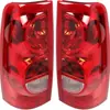 Para Chevrolet Silverado 2003-2006 Iluminación Luz Trasera Transparente Roja Lado Izquierdo y Derecho