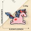 Etiqueta de tela con diseño de unicornio y animales geniales, parche de dibujos animados, accesorios para ropa, zapatos, sombreros, bolsos, etiquetas bordadas, pasta para bordar, pasta para tela.