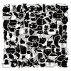 50 Pacotes de Adesivos de Diário Gato Preto Desenho Animado Transfronteiriços Adesivos Decorativos DIY para Capa de Celular, Patinete, Bagagem