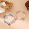 Europa y Estados Unidos nuevo imán de amor pulsera de pareja con diamantes y cuentas de araña pulsera para hombre y mujer venta al por mayor transfronteriza