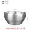Tigela de Aço Inoxidável 304 Camada Dupla Oca Isolada Tigela para Macarrão Instantâneo Utensílios de Mesa Grande Capacidade Tigela Multifuncional para Arroz Atacado Conjunto de Tigelas e Pratos