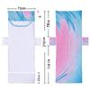 Nova capa de cadeira de praia fashion de microfibra reclinável impressão digital 3D geométrica toalha toalha de praia bolsa atacado