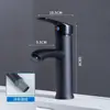 Lavabo grifo para lavabo de agua fría y caliente chapado en negro siete lobos un agujero lavabo mueble de baño lavabo cerámico solo frío