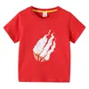 Ropa infantil transfronteriza 2023, camiseta de manga corta de verano para niños, camiseta de dibujos animados para niños y niñas, camiseta de media manga para bebé, top de moda