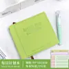 Planificador Diario Portátil Mini Cuaderno de Bolsillo Cuadrado de Alto Valor con Ranura para Bolígrafo Libro de Horarios