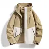 Jaqueta Baxihe três em um à prova de vento e repelente à água para mulheres, conjunto de montanhismo para homens, alternativa à jaqueta shell Baxihe