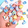 Dibujos Animados Resina Concha Marina Accesorios Pequeños Bricolaje Pegamento de Crema Agujero Hebilla de Zapato Papelería Taza de Agua Parche de Joyería Material