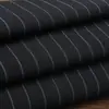 Tejido ecológico, libre de flúor, impermeable, elástico en cuatro direcciones, de nailon-poliéster con rayas verticales, transpirable y resistente a las arrugas, adecuado para ropa y pantalones de exterior