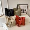 Bolsa Ligera de Algodón Espacial y Lona de Nylon Gran Capacidad Bolsa de Viaje Bolso de Mano Nuevo Estilo Coreano para Mujer Bolso de Hombro Bolso de Axila