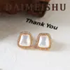 Estilo Retro Francés, Modernos, Exquisitos y Versátiles, Pendientes de Perlas en Forma de Corazón Microincrustados, Pendientes de Plata con Aguja Ligeros de Lujo y de Alta Gama para Mujer
