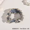 Diadema de Perlas de Satén Francesa para Mujer 2025 Nueva Diadema de Alta Elasticidad Goma para el Cabello Cuerda para el Cabello Tocado