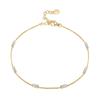 Colección de Pulseras de Diamante de Plata 925 Transfronterizas Europeas y Americanas Que No Se Desvanecen, Oro Real 18K Pulseras Versátiles de Lujo Accesible Venta al por Mayor Ui