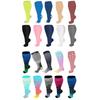 Cross-border especial para aumentar meias de gordura meias de gordura para homens e mulheres cor sólida vertical barra pressão sequencial meias nylon alto elástico