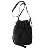 Estilo coreano Fresh Style Saco de balde com cordão Pano de nylon texted para todos os jogos das mulheres Ruiying Pequena Mochila Bonito Ombro Crossbody Bag