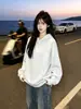 Sudadera con capucha retro americana para hombre y mujer, chaqueta casual elegante de marca moderna para primavera y otoño, abrigo para pareja