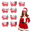 Gafas Navideñas de Dibujos Animados 2027 Reno Papá Noel Gafas de Regalo Montura Decoración Navideña Muñeco de Nieve Hombre de Jengibre Montura de Gafas