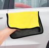 Toalha de lavagem de carro, pano de carro especial, dupla face, duas cores, lã coral de alta densidade, absorvente, espessado, pano de pele de veado, toalha de carro