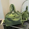 Novedad Otoño 2026 Bolso Grande de Hombro Cruzado Ligero Alta Apariencia Cordón Elegante Moderno Sensación Relajada Mochila