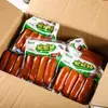 Salsicha Grelhada Crocante Jinluo Salsicha Crocante Sabor Picante Original Pacote 140g Salsicha de Presunto de Carne Caixa Inteira Salgadinhos