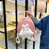 Mini Mochila Tendência Estilo Coreano para Crianças Mochila de Couro Fofa de Princesa para Meninas Jardim de Infância Desenho Animado Pequena Bolsa Escolar de Viagem