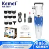 Kemei Km1689 Cortapelos Especial para Salón de Peluquería Cortapelos Eléctrico de Alta Potencia Cortapelos Aceite Cortapelos Rasurar Cabeza Calva