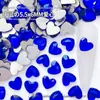 5.5*6mm Corazón de Melocotón Diamante para Uñas Forma de Diamante Fondo Plano Diamante de Forma Especial Cristales para Uñas Uñas Portátiles Joyería para Manicura DIY Venta al por Mayor