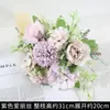 Ins Nórdico Flor Simulada Hortensia Rosa Flor Falsa Adornos para Mesa de Comedor de Sala de Estar Adornos de Flores Frescas Decoración del Hogar Flor Seca