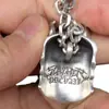 Slaughter To Prevail Pollo Frito Nuclear Muerto Collar Calavera de Roca Joyería de Cadena para Suéter de Personalidad Punk