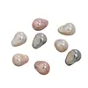 Color Sencillo Moda de Gama Alta Forma Especial Agujero Pasante Gotas de Agua Perla de Imitación de Agua de Mar Accesorios para Collares de Cuentas DIY