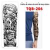 Tatuagem adesiva de braço inteiro direto da fábrica, à prova d'água, proteção ambiental, transfronteiriça para Europa e Estados Unidos, tatuagem popular