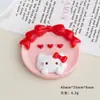 Accesorios de Resina DIY de Dibujos Animados Joyería Lazo Plato de Gato Pegamento de Crema Pasador Funda para Teléfono Móvil Hebilla de Zapato Llavero Colgante