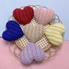 Nueva versión coreana de otoño e invierno con forma de corazón de lana DIY accesorios para el cabello accesorios para ropa bufanda accesorios fabricantes al por mayor