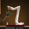 Quemador de incienso de reflujo decoración Lámpara Zen china anillo decoración creativa para escritorio del hogar apertura quemador de incienso regalo de inauguración de casa