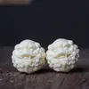 Adorno de Mano de Bola de Dragón y Fénix de Fruta Marfil, Bola de Salud Auspiciosa de Dragón y Fénix, Bola Auspiciosa de Elefante Pixiu, Bola Sólida Portátil para Jugar