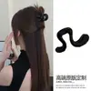 Herramienta Fijadora de Pinza para el Pelo con Forma de Cola de Caballo Alta Deportiva para Mujeres, Modelo Nuevo 2025 con Aspecto de Gama Alta, Pinza Curva para la Parte Posterior de la Cabeza