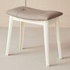 Taburete de Montura Taburete para el Hogar Taburete de Maquillaje Silla para Tocador de Habitación de Niñas Banco Cuadrado de Plástico Espesado con Bolsa Suave Taburete Bajo