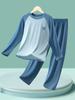 Pijama Modal Infantil, Conjunto de Roupa de Casa para Meninos, Roupa de Ar Condicionado para Bebê, Roupas de Outono e Calças Compridas para Adolescentes, Lingerie para Meninas