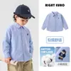 Camisa de Manga Larga para Niños, Nueva Moda de Otoño Ropa Infantil, Camisa para Bebé, Top de Otoño, Estilo Moderno de Primavera y Otoño