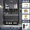 Conjunto moderno e inteligente de mueble de baño con lavabo integrado, tocador de baño, conjunto de mueble con lavabo, lavabo de pie