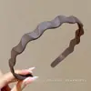 Diadema ondulada invisible sin costuras de corona alta para mujer, adecuada para uso diario, diadema que no aprieta, pinza para el pelo para lavarse la cara, accesorio para el pelo