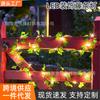 Atacado Fabricante Luzes Decorativas de Rattan LED Solar Feriado Exterior Casa DIY Luzes de Rattan para Árvore de Natal Luzes de Atmosfera