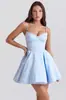 Moda Verão 2026 Feminina Amazon Europeia e Americana Menina Apimentada Alça Fina Costas Nuas Vestido Princesa Bufante Vestido Elegante para Mulheres