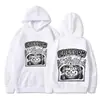 Sudadera con Capucha Libertad Camisa de Manga Larga Sudadera con Capucha y Sin Cierre Sudadera Harajuku Temporada de Primavera