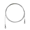Terminal Prensado para Cabo de Aço Olhal de Peixe em Aço Inoxidável Equipamento de Linga de Carga Sling de Segurança Proteção de Levantamento Cabo de Aço Fixo