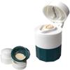 Cortador de medicamentos portátil de viaje, molinillo de medicamentos, polvo de medicamentos, caja de cuatro tesoros multifuncional, divisor de tabletas, triturador de medicamentos