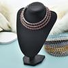 Collar de diamantes de imitación multicapa de alta gama, accesorios para vestido de novia, cadena para el cuello de clavícula, gran oferta transfronteriza de Amazon